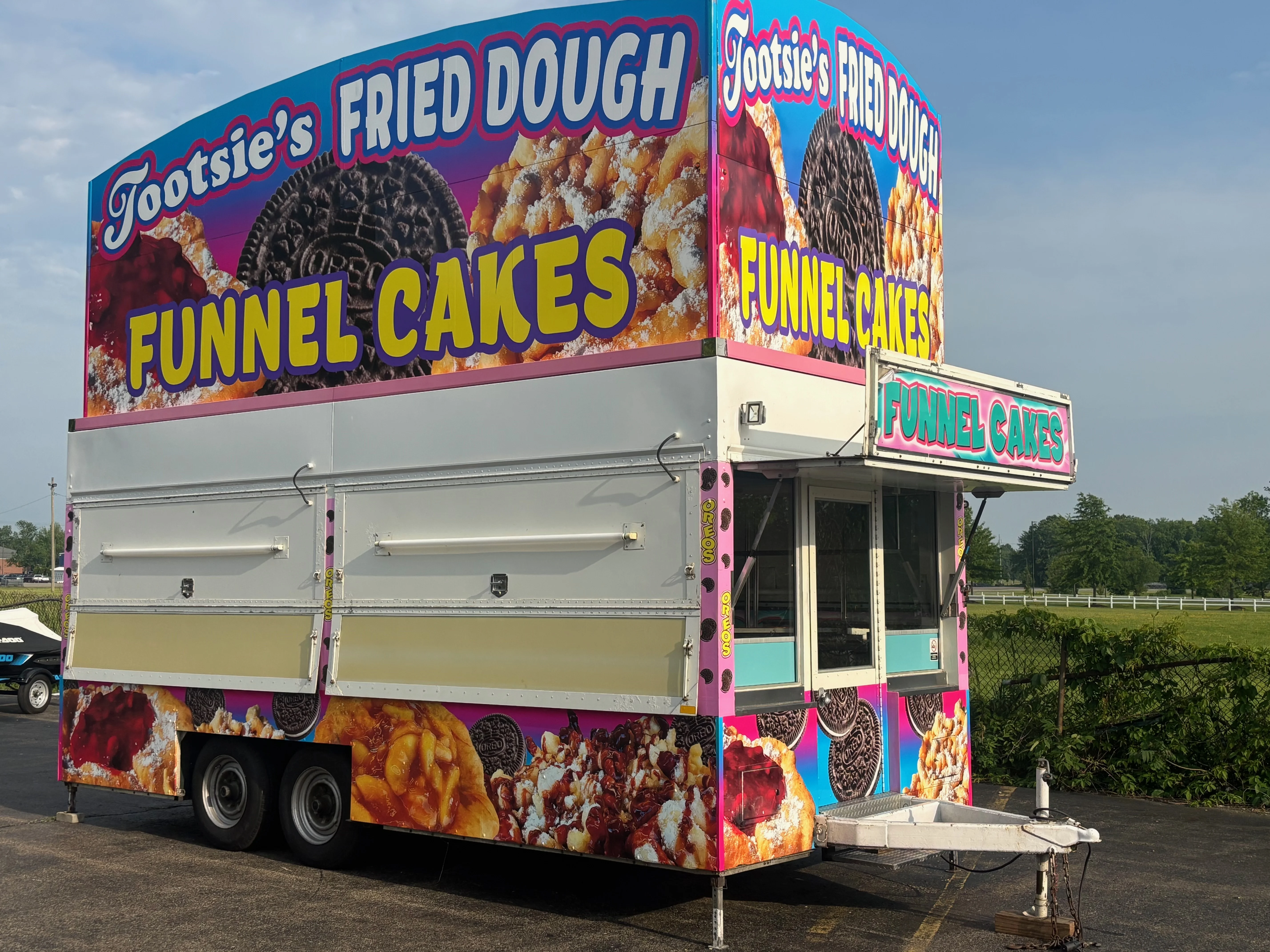 Event signage for fair vendor